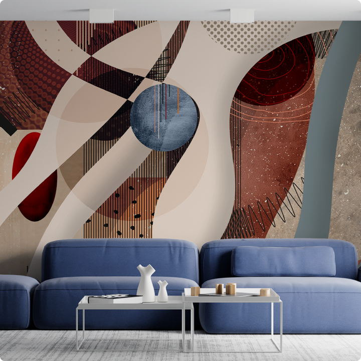 Papier peint panoramique N266  Résonance Graphique