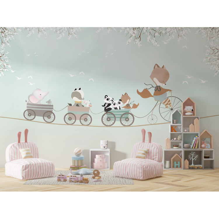Papier peint parade enchant&eacute;e des animaux n&deg;37