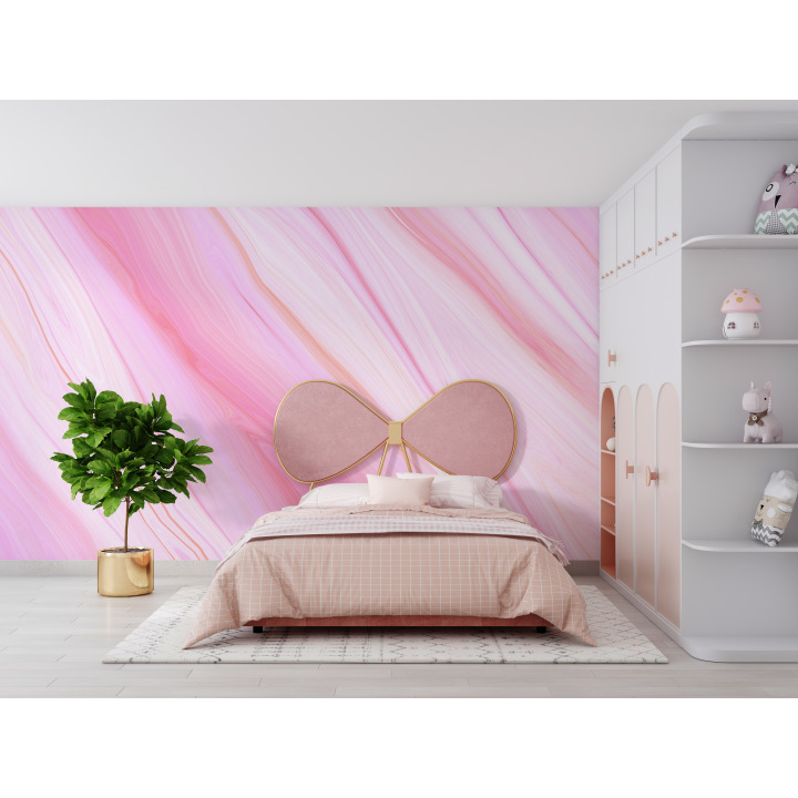 Papier peint rose marbre N71