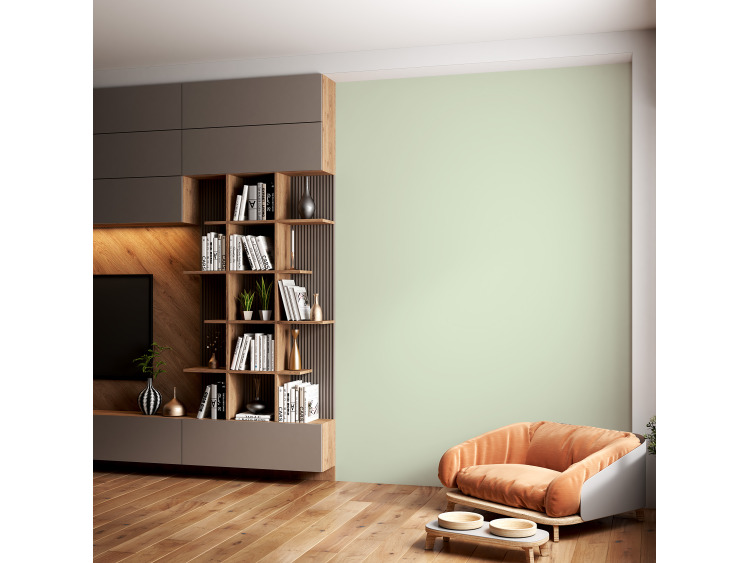 Papier peint verre pistache "Jade" N°26